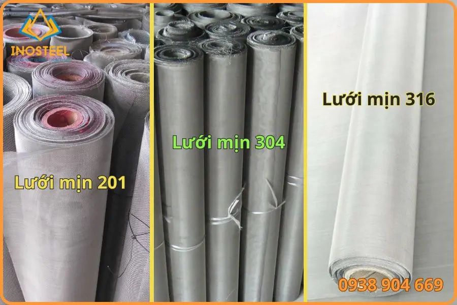 Chủng loại lưới lọc inox