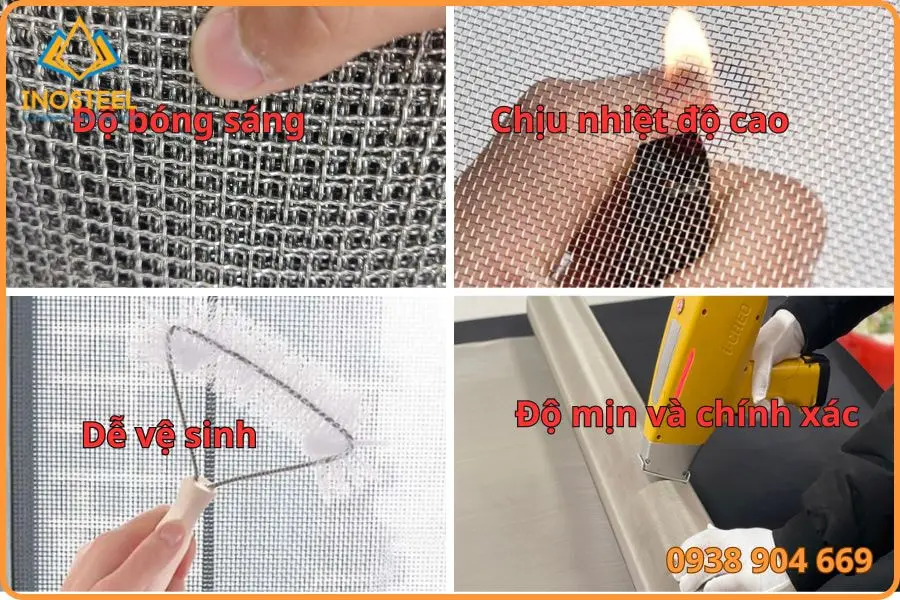 Ưu điểm của lưới inox