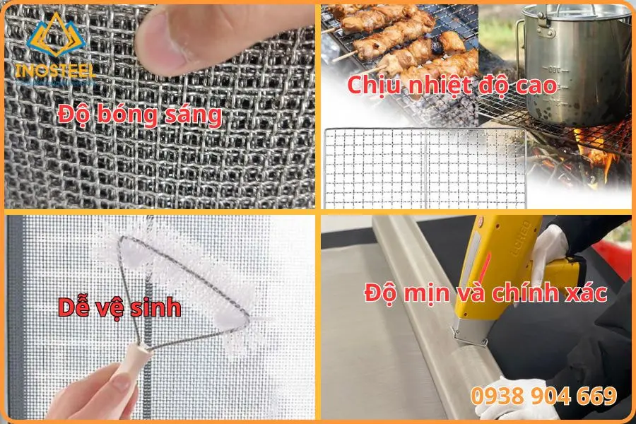 Lợi ích lưới inox 201