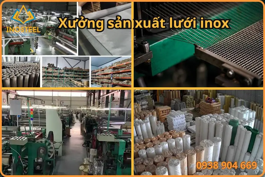 Xưởng sản xuất lưới inox
