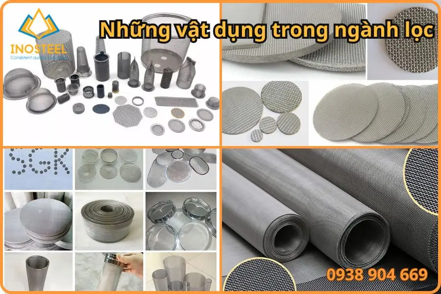 Ứng dụng lưới lọc inox