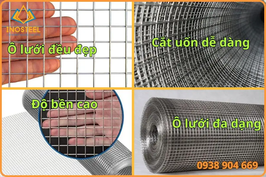 Ưu điểm lưới inox hàn