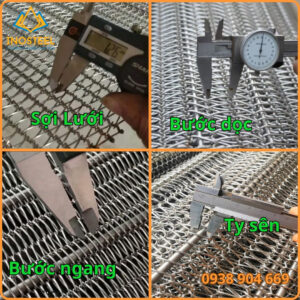 Cấu tạo lưới inox băng tải
