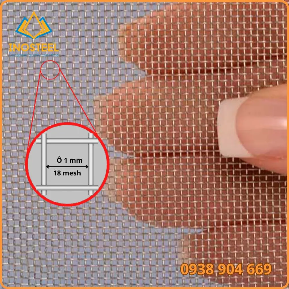 Cấu tạo lưới inox chống côn trùng