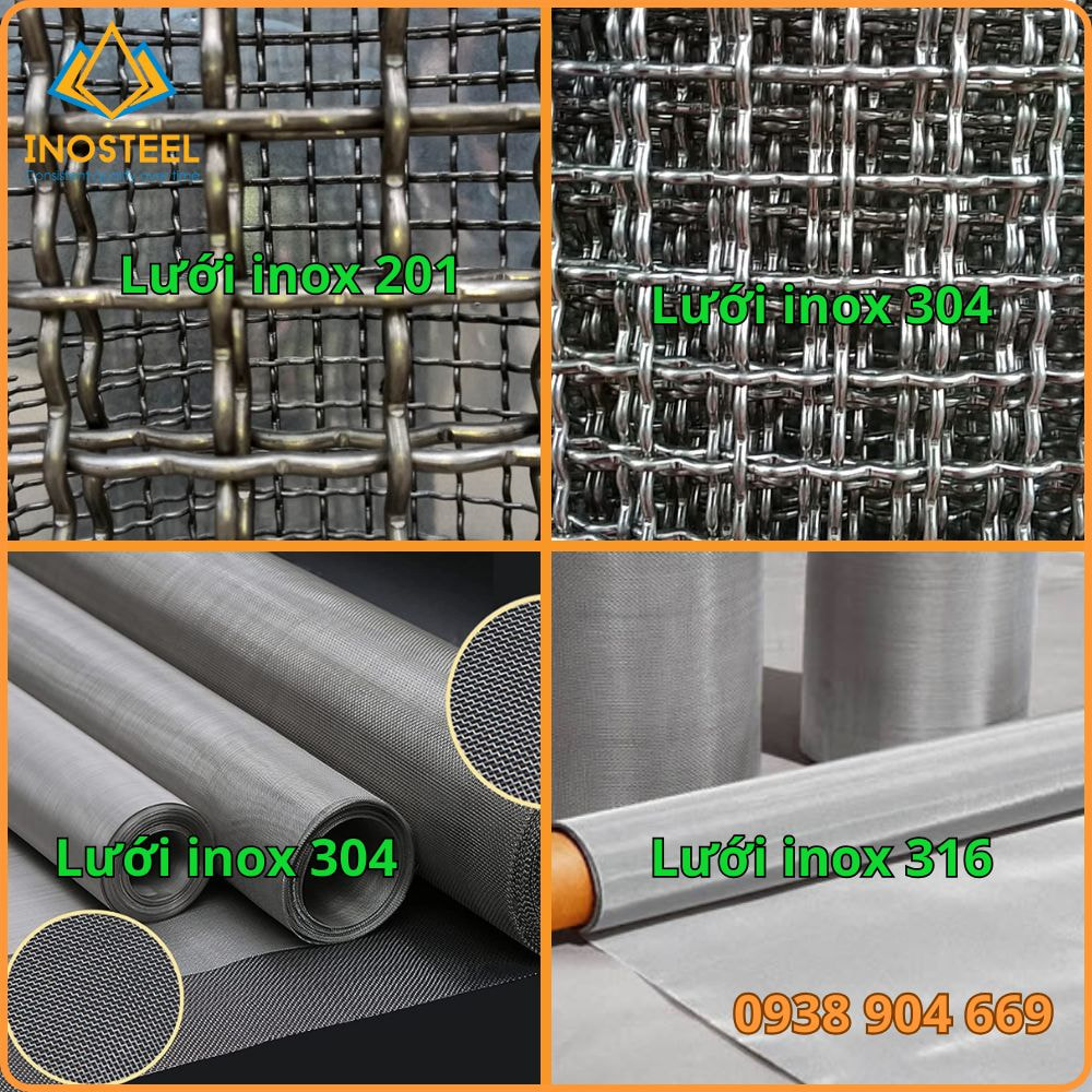 Chủng loại lưới inox