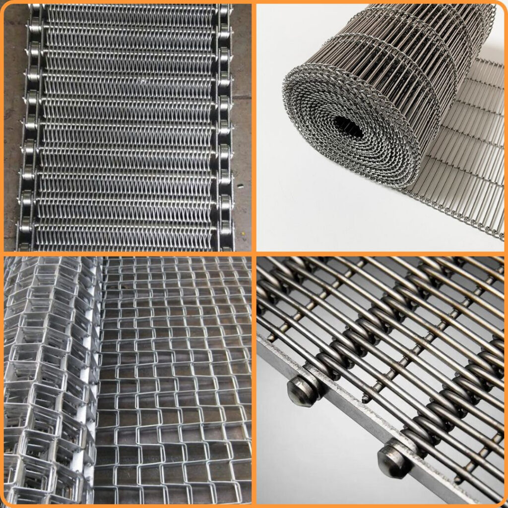 Lưới inox băng tải 201, 304, 316 Không gỉ
