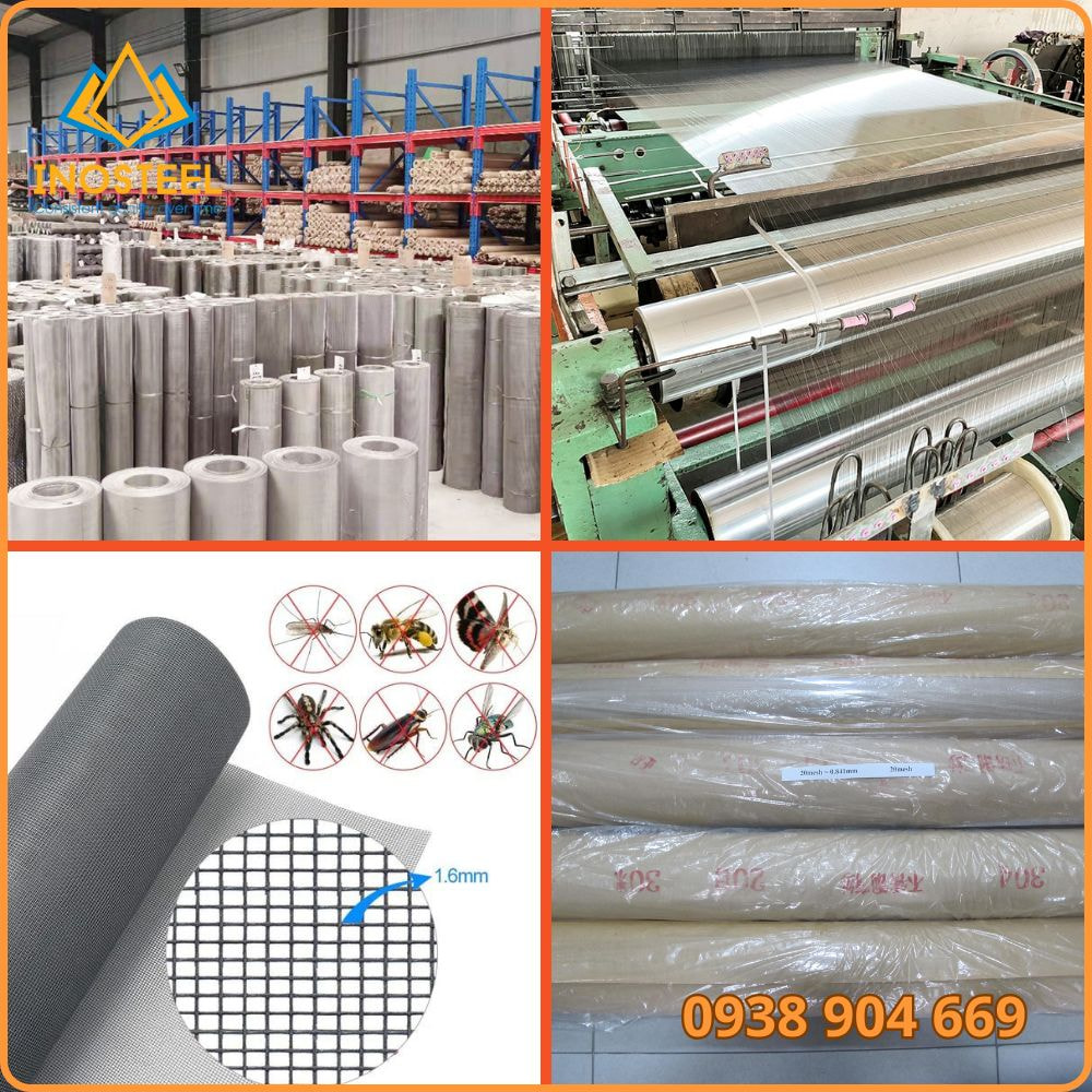 Sản xuất lưới inox chống côn trùng