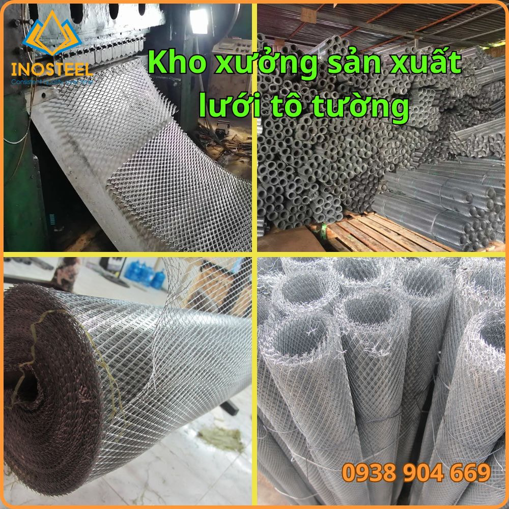 Lưới mắt cáo tô tường chống nứt 16 Sản xuất lưới tô tường