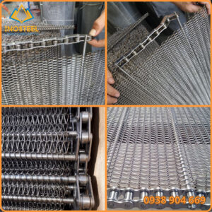 sên lưới inox băng tải