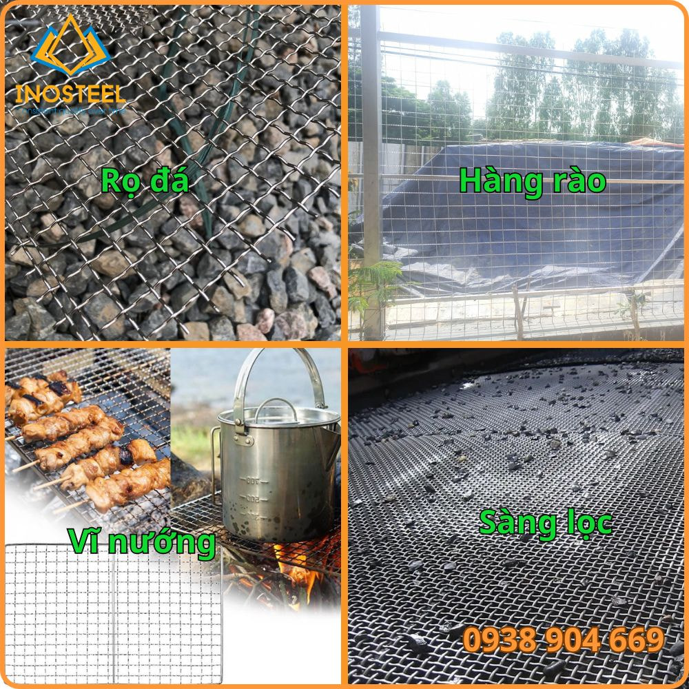 Ứng dụng lưới inox