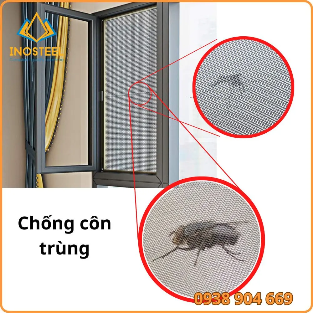 Ứng dụng lưới inox chống côn trùng
