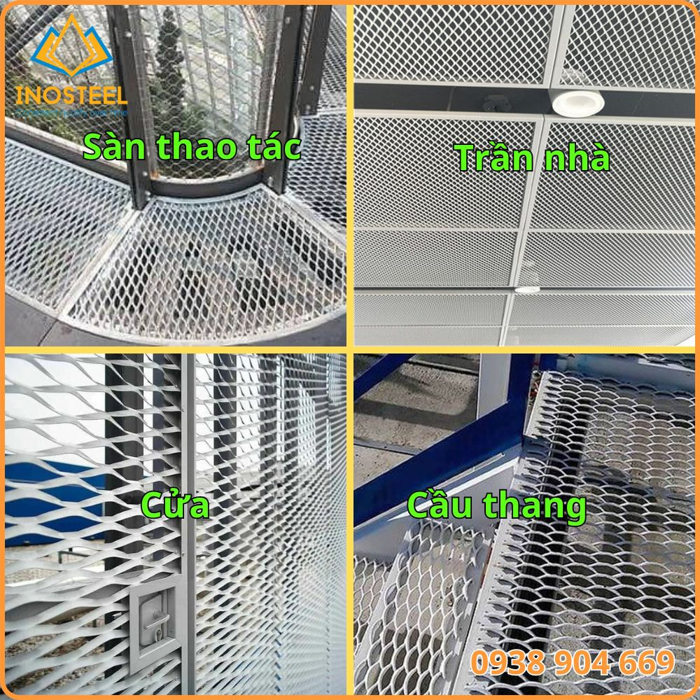 Ứng dụng lưới mắt cáo inox