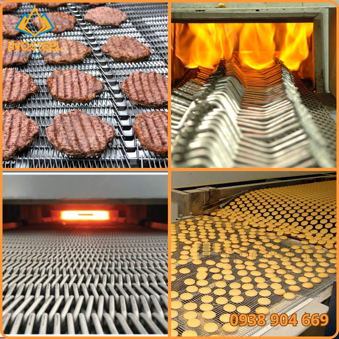 Ưu điểm lưới inox băng tải