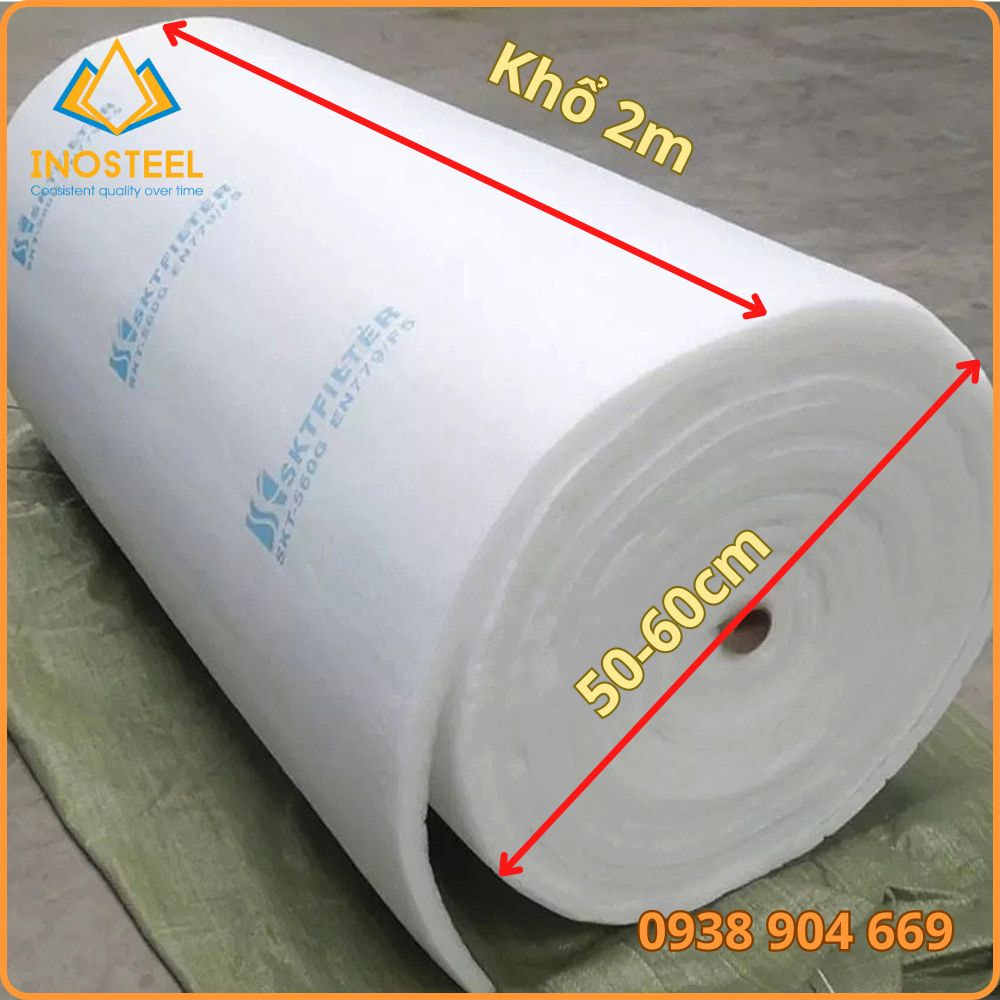 Quy cách bông lọc f5