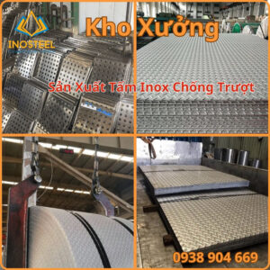 Tấm inox chống trượt