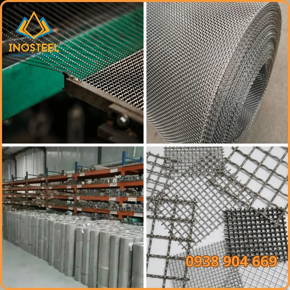 lưới inox đan 201