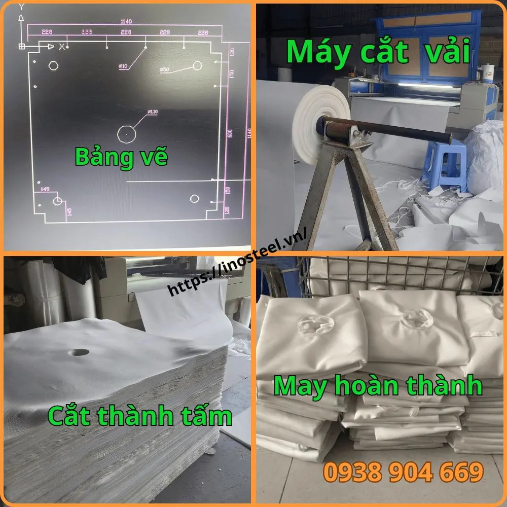 Vải Lọc Bùn 11 Vải lọc bùn