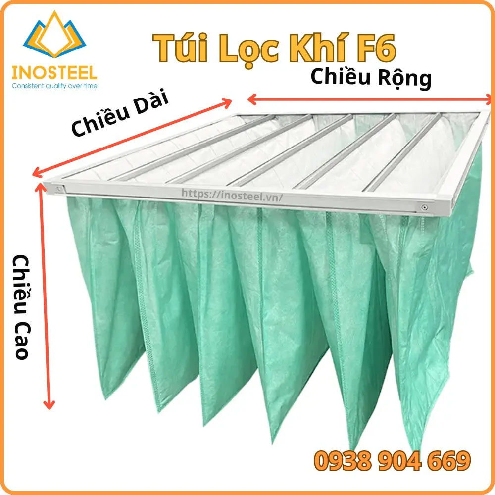 Túi Lọc Khí F6 8 túi lọc khí f6