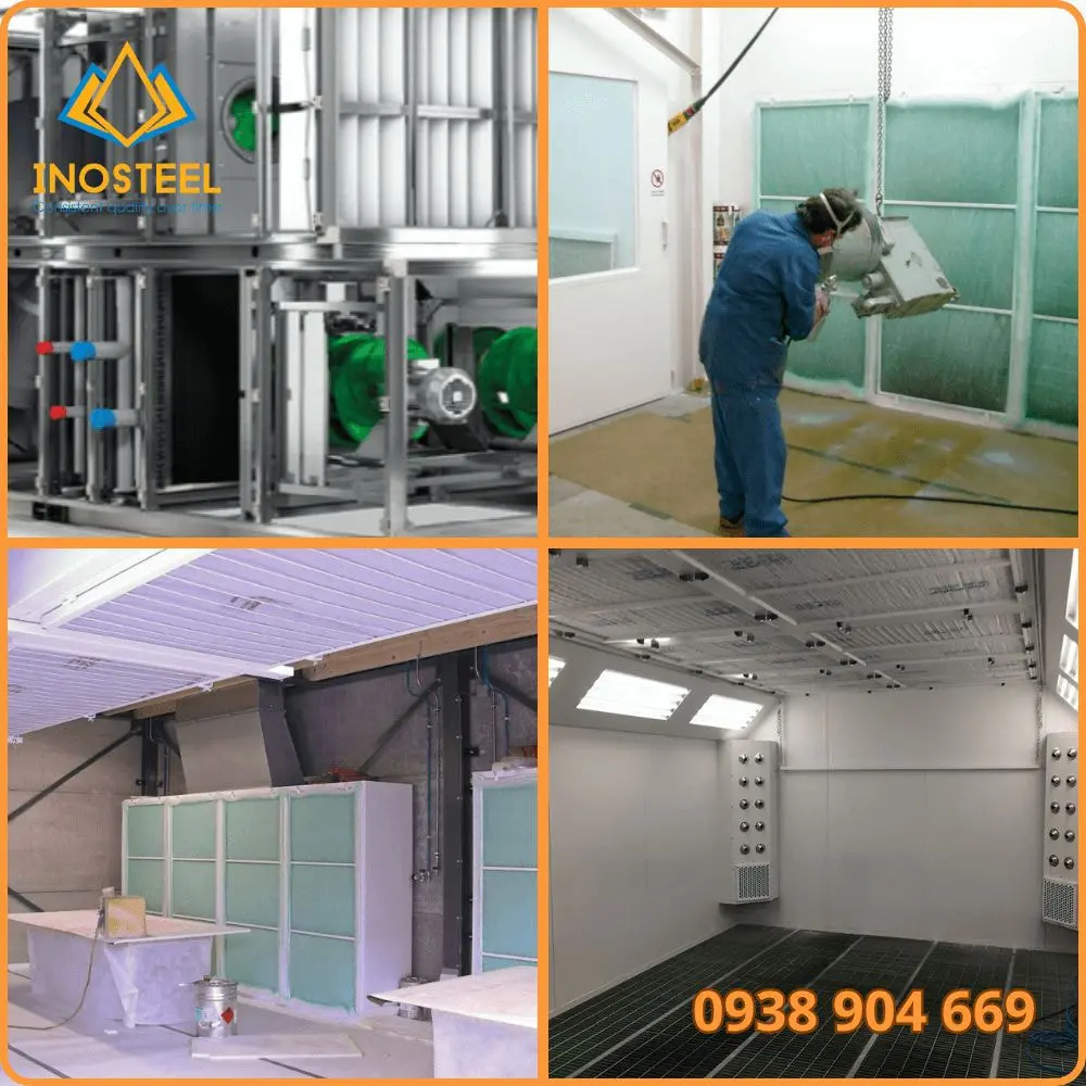 Bông Lọc Bụi Sợi Thủy Tinh 12 Bông lọc bụi sợi thủy tinh