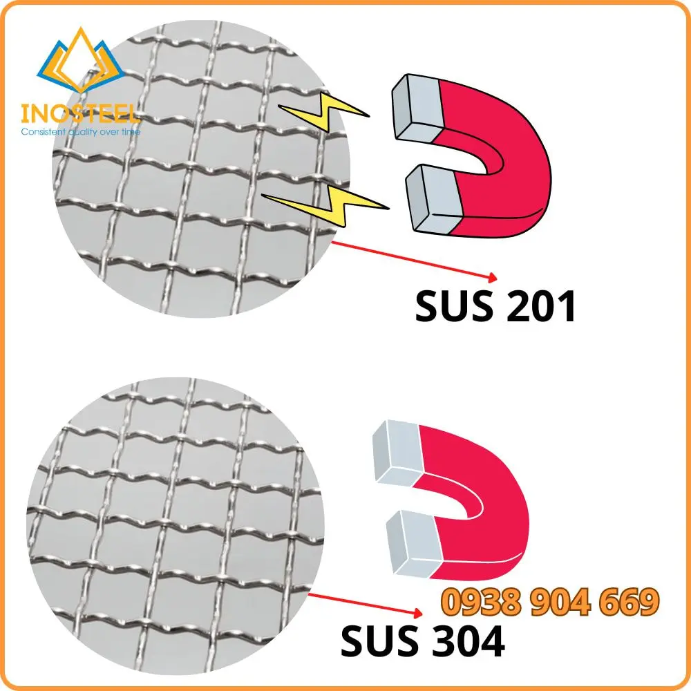 Lưới inox đan 201
