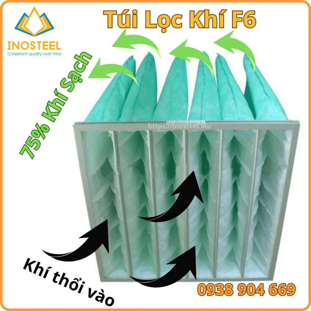 Túi Lọc Khí F6 9 Túi lọc khí f6