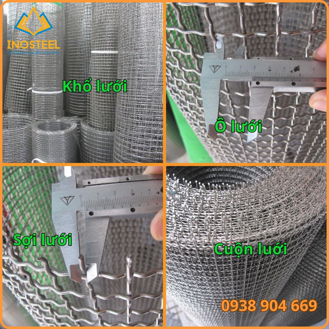 Quy cách lưới inox 20x20