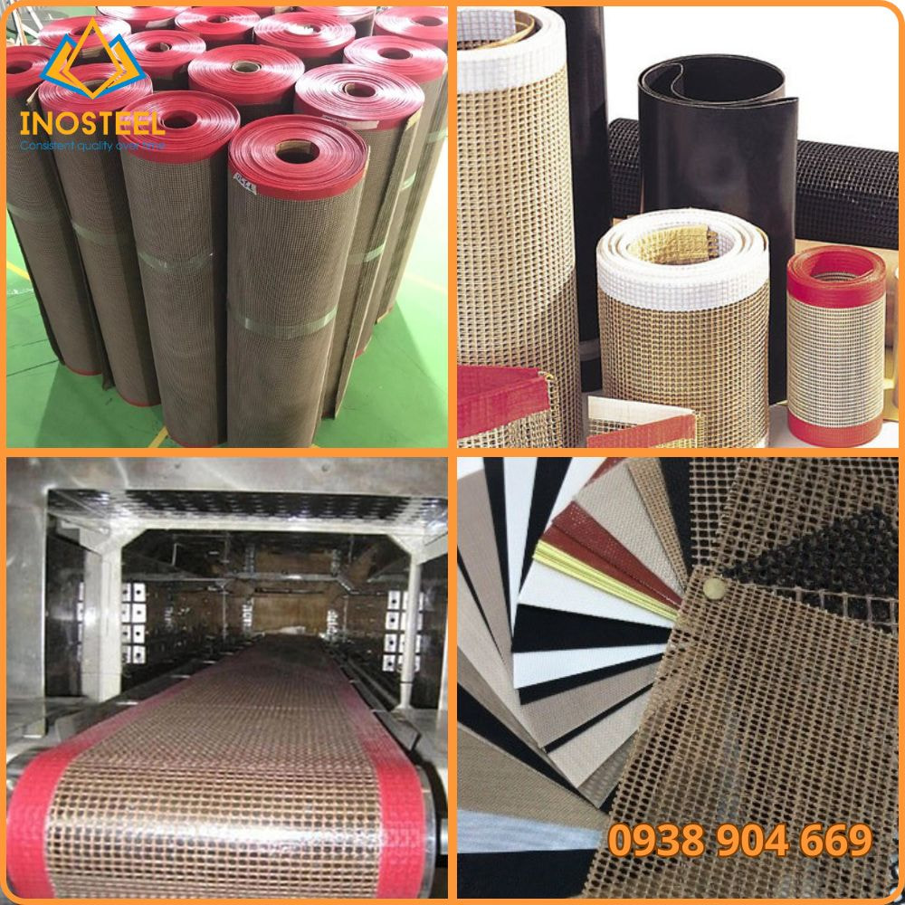 Băng tải lưới PTFE chịu nhiệt