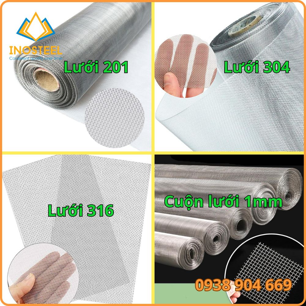 Chủng loại lưới inox 1mm