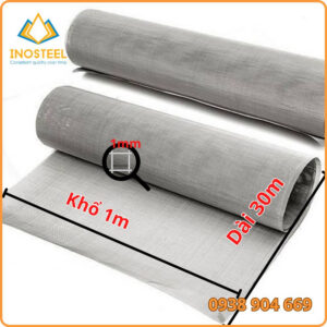 QUy cách lưới inox 1mm