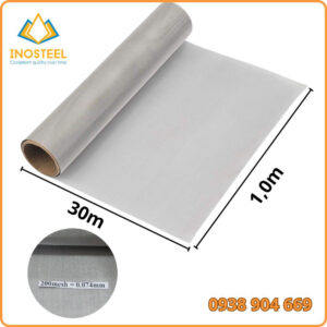 Quy cách lưới inox 200 mesh