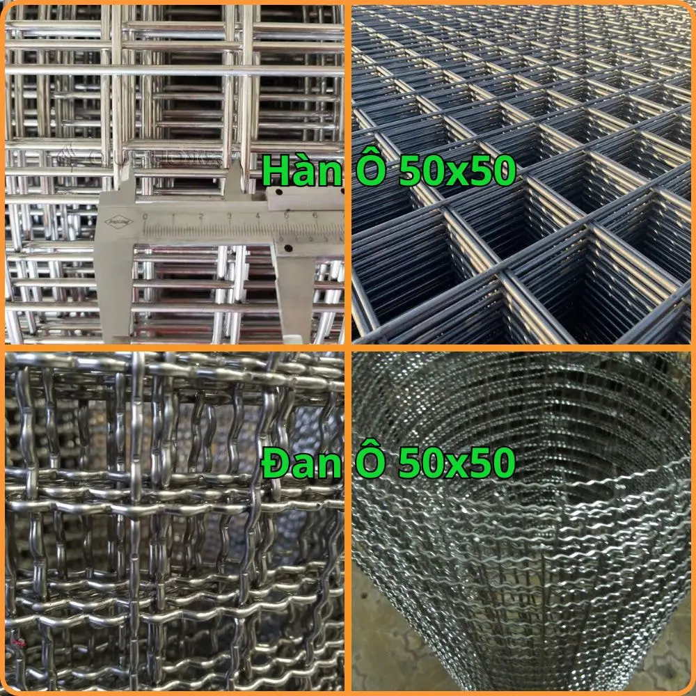 lưới Inox Làm Aviary 11 Quy cách lưới inox 50x50