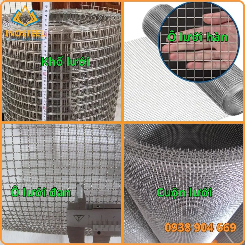 Quy cách lưới inox 5mm