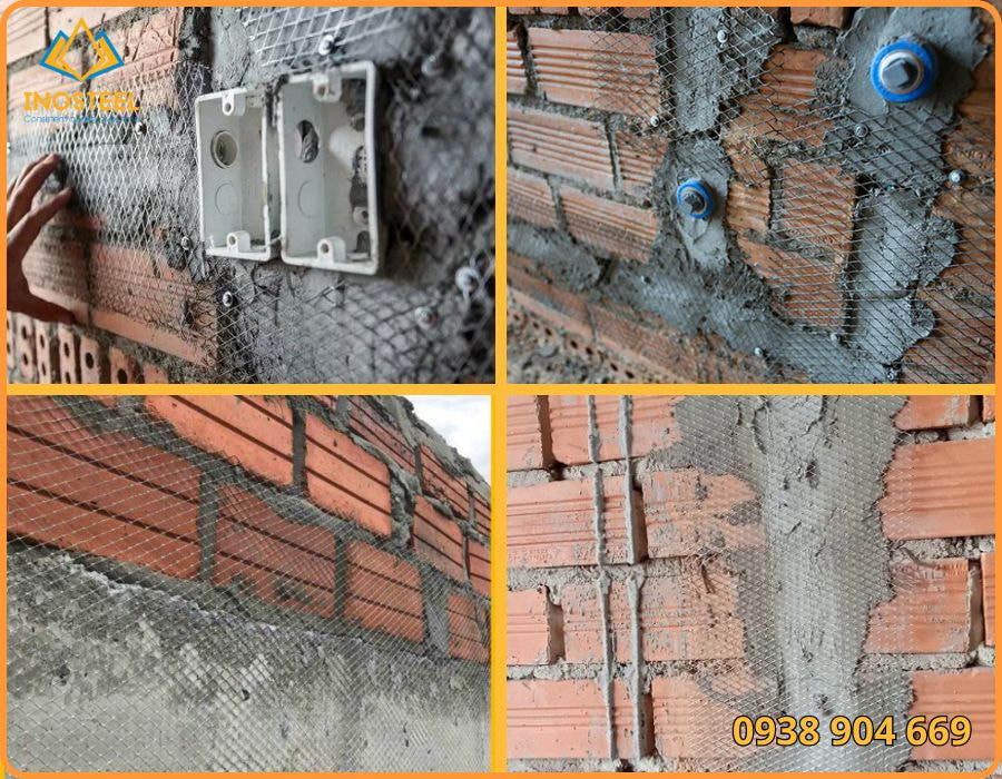 Đóng Lưới Trát Tường 3 Ứng dụng đinh đóng lưới tô tường