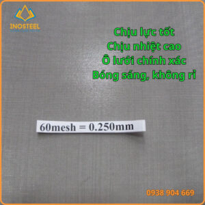 ưu điểm lưới inox 60 mesh