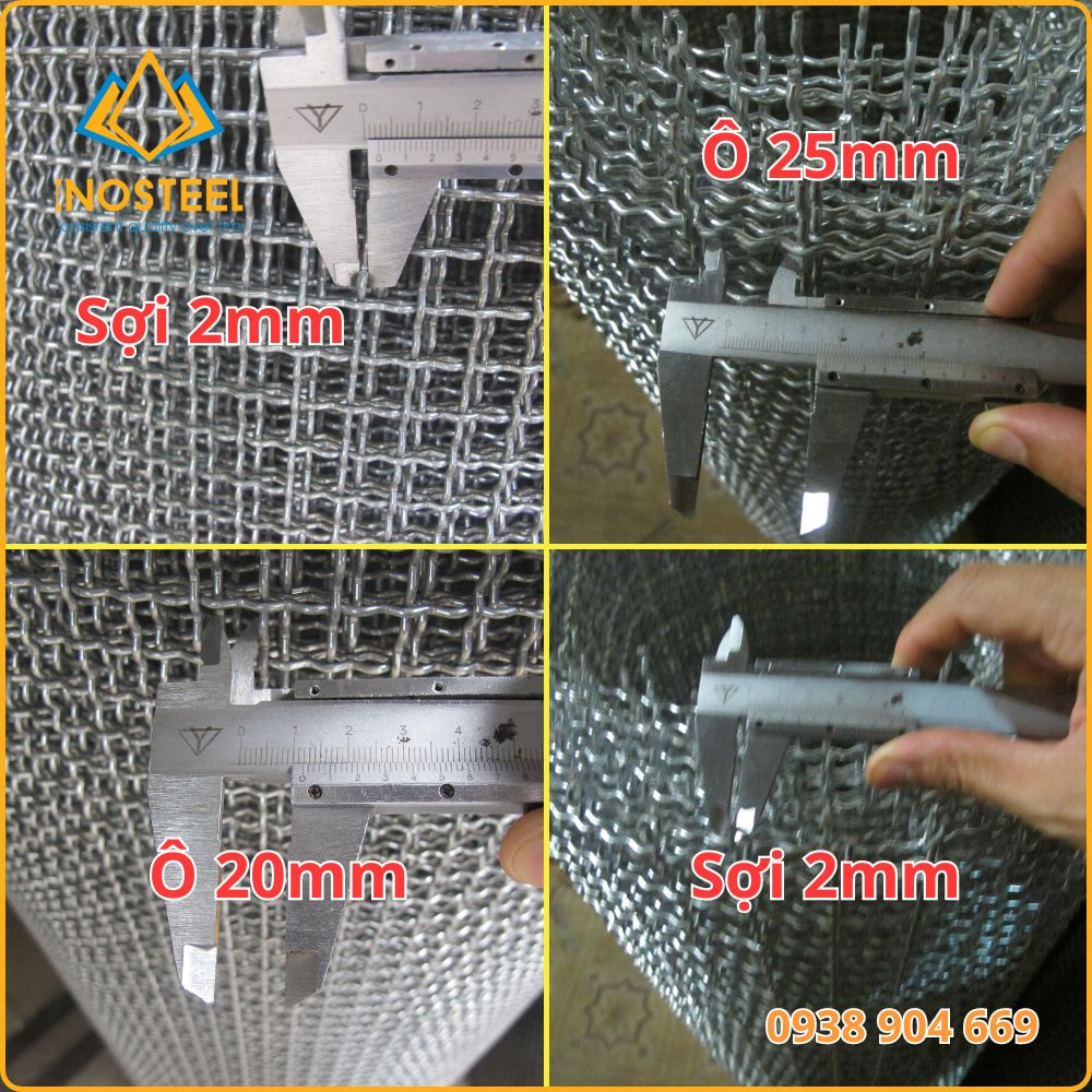 Lưới Thép Đan 9 Các loại lưới thép đan
