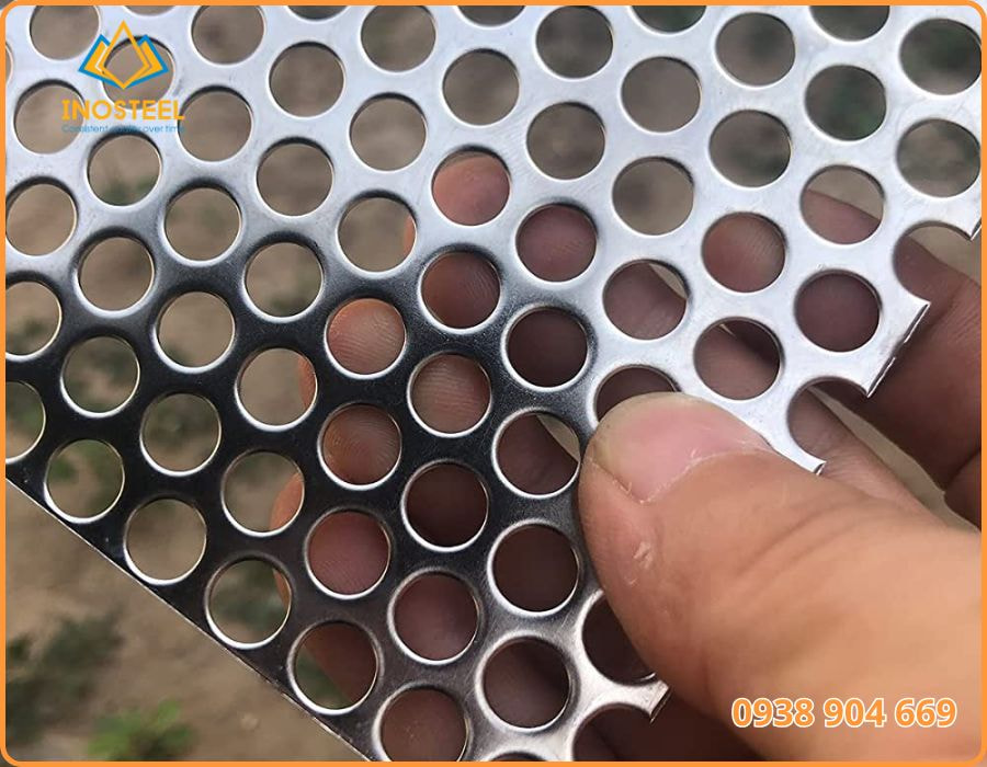 Bảng Giá Lưới Thép Đục Lỗ 2 Lưới thép không rỉ đục lỗ