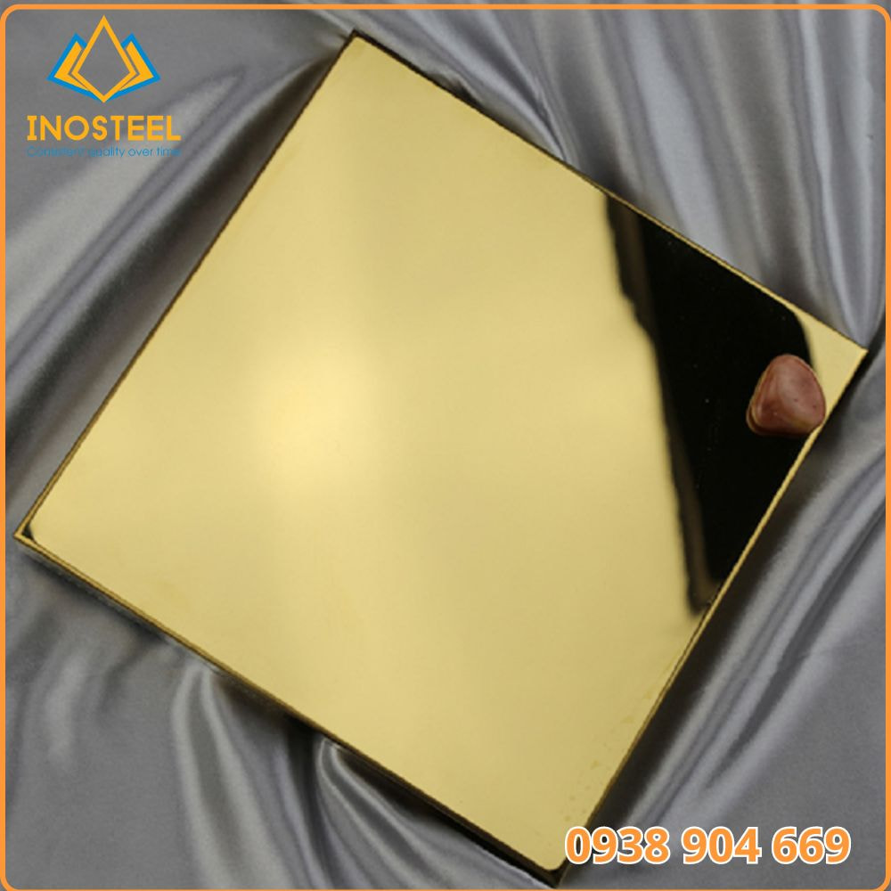 Tính chất tấm inox vàng gương